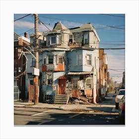 Abandoned House In Brooklyn Canvas Print