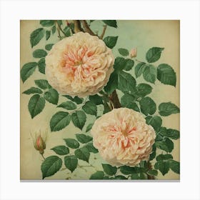 Victorian Roses Canvas Print