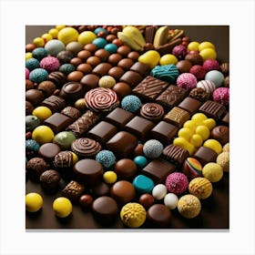 Chocolates Canvas Print