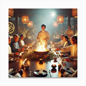 Sovereign Flame Interactive Taoist Fire Rituals Canvas Print