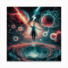 Quantum Psyche Awakening Canvas Print