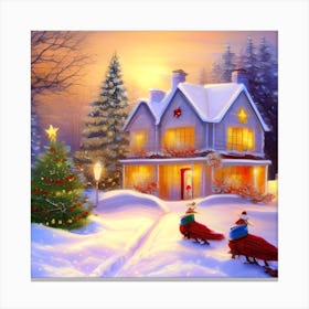 Christmas Eve Canvas Print