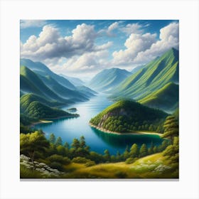 Landscape Painting 252 Canvas Print