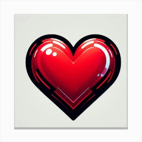 Heart - Heart Stock Videos & Royalty-Free Footage 1 Canvas Print