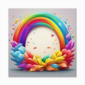 Rainbow Frame 1 Canvas Print