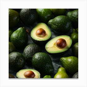 Avocados And Pears Canvas Print