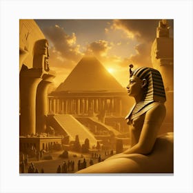 Egypt At Sunset 2 Canvas Print