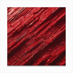 Abstract Red Abstract Painting Canvas Print