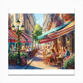 Paris Cafe 7 Canvas Print