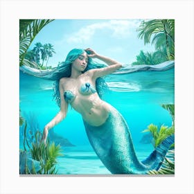 Mermaid 3 Canvas Print