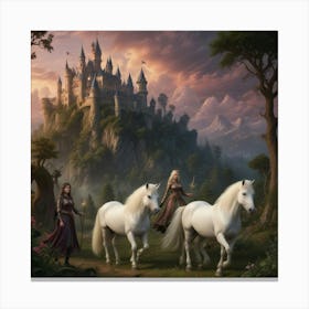 Fairytale Castle Canvas Print