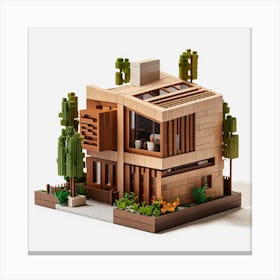 Lego House Canvas Print