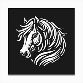 Horse Head Logo Canvas Print