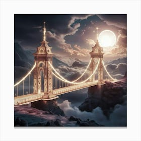 Bridge In The Sky Canvas Print