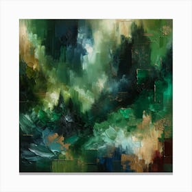 'Green Forest' Canvas Print