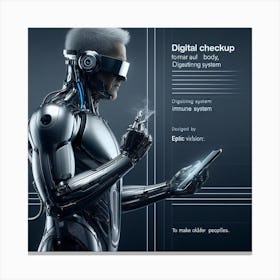 Digital Checkup Canvas Print