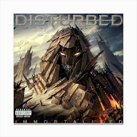 Disturbed Album Covers 3 Canvas Print