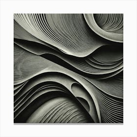 Organic Monochromatic_#4 Canvas Print