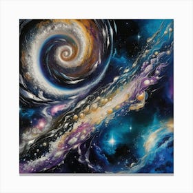 Spiral Galaxy Canvas Print