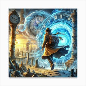 Clockwork Man Canvas Print