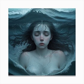 Deep Waters, Silent Slumber Canvas Print