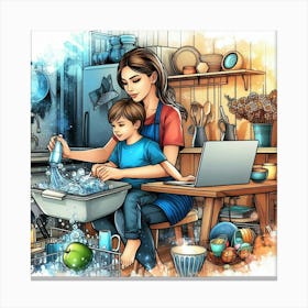 Mother Canvas Print