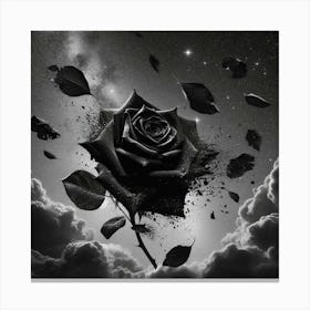 Black Rose Canvas Print