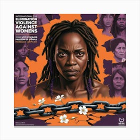 Women In Chains Canvas Print