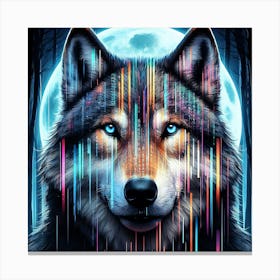 Wild Animal Illustration 55 Canvas Print