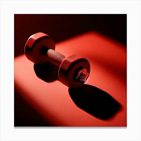 Dumbbell Stock Videos & Royalty-Free Footage Canvas Print