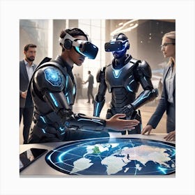 Vr Headsets 2 Canvas Print