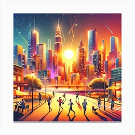 Blissful Utopia Canvas Print