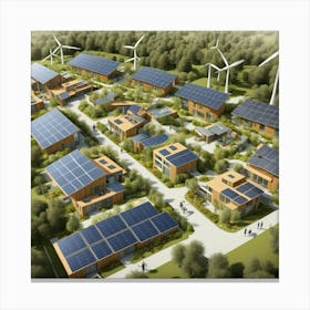 Solar Village Canvas Print