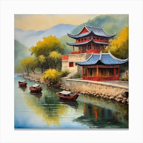 Chinese Pagoda 2 Canvas Print