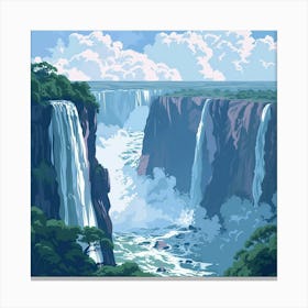 Ivy Falls Canvas Print