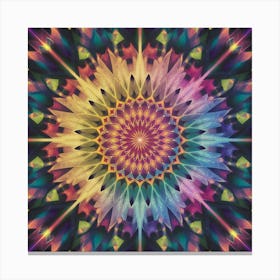 Psychedelic Mandala 2 Canvas Print