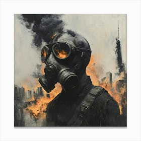 Gas Mask 1 Canvas Print