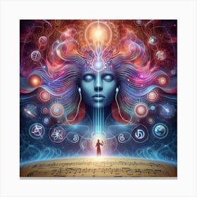 Psychedelic Painting Canvas Print