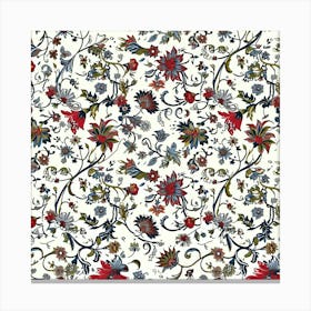 Heather Heaven London Fabrics Floral Pattern 2 Canvas Print