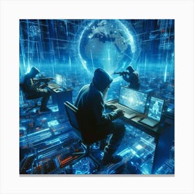 Cyber Security Canvas Print