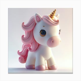 Cute Unicorn 837 Canvas Print