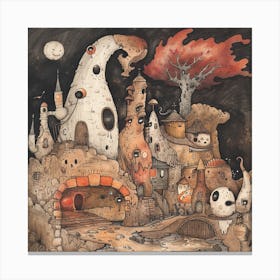 Fairytale City 8 Canvas Print