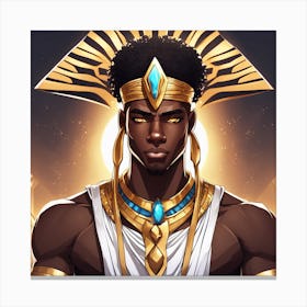 Egyptian Man Canvas Print