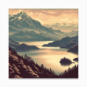 Nelson Lake Canvas Print
