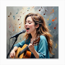 Sing me a Song Art Print 2 Canvas Print