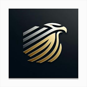 Golden Eagle Logo Canvas Print