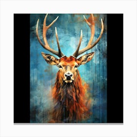 Deer Head Canvas Print