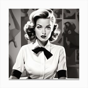 Pin Up Girl 4 Canvas Print