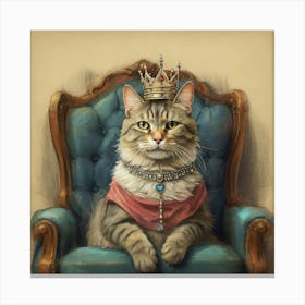 King Cat 13 Canvas Print