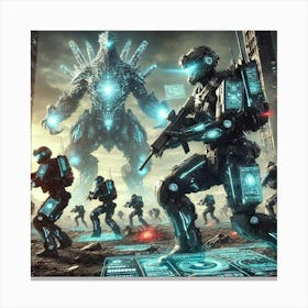 Advanced Mobility Suits 1024x1024 Canvas Print